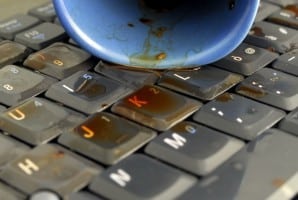 laptop water damage