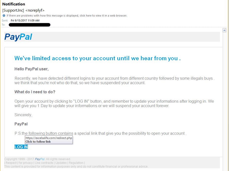 Your account is limited. Support email PAYPAL. PAYPAL И цензура. Ctrl click to follow link как. Best buy emails examples.